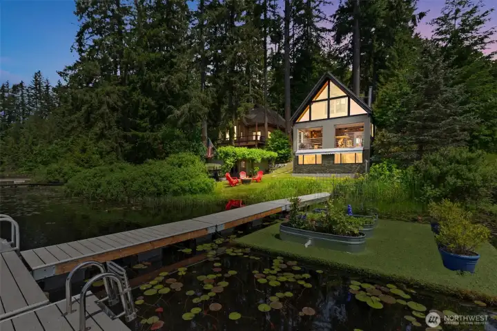 Enjoy views from every room onto the peaceful surroundings and abundant nature.
