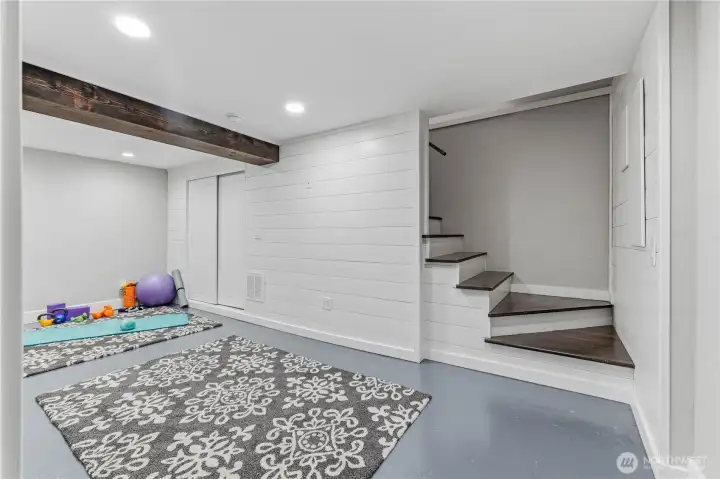 Lower Level Rec Room-Yoga, Office, or TV Room