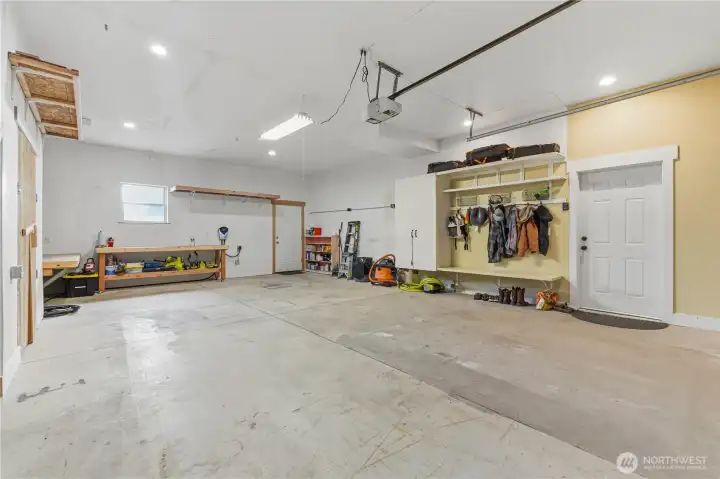 Large Garage with Extra Storage