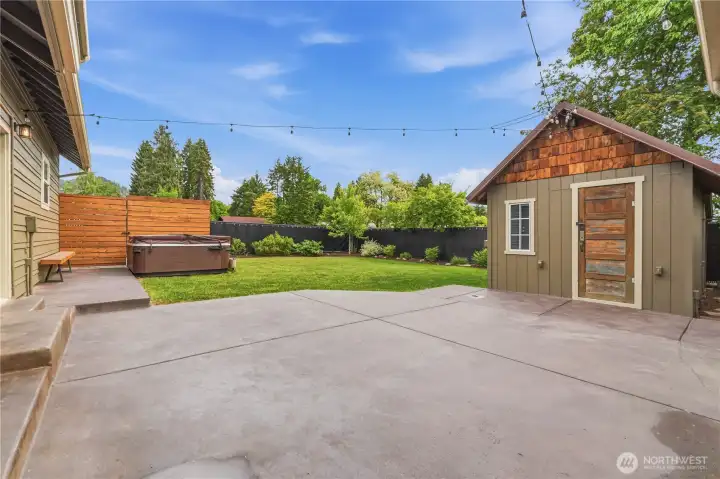Backyard with Mountain Views