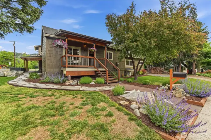 Front Yard with Mature Landscaping