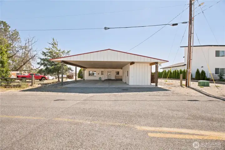 Huge carport