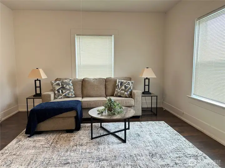 Staged one bedroom
