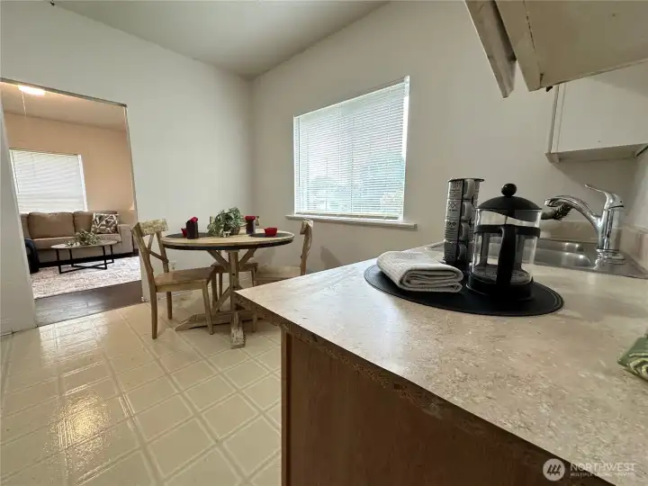 Staged one bedroom