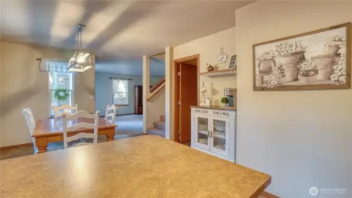 From kitchen to dinning room From kitchen to dinning room