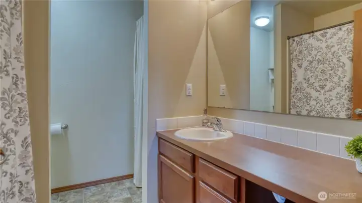 Full bathroom upstairs Full bathroom upstairs