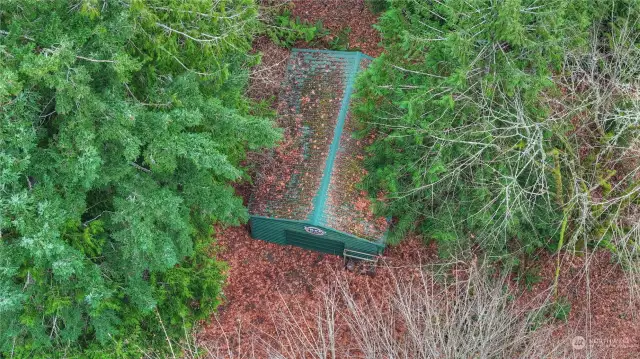 Metal roof on shed should last a lifetime.