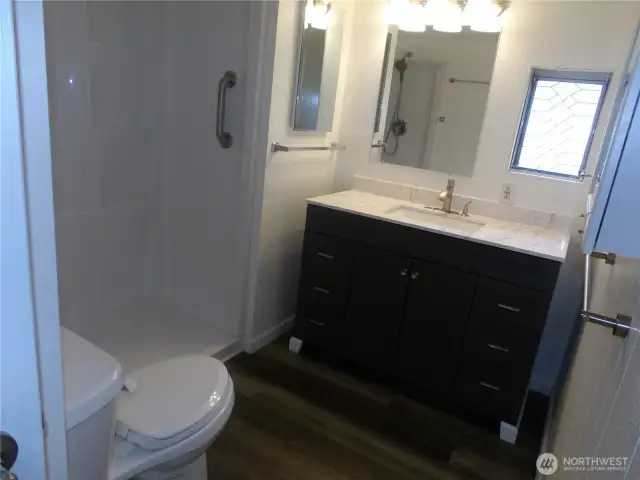 New bathroom.