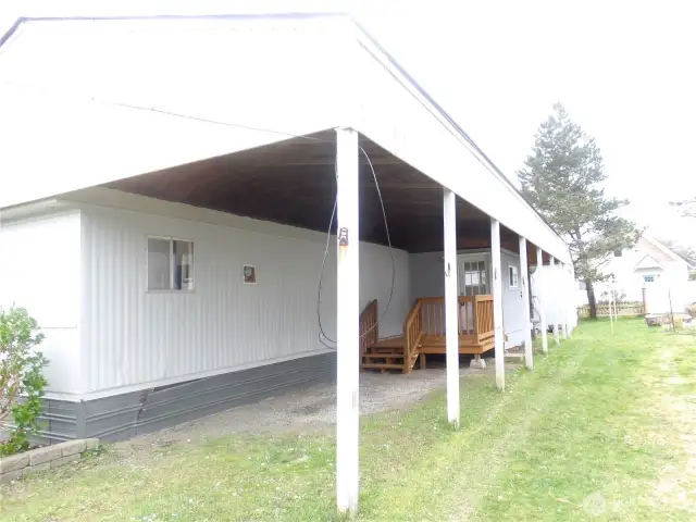 West side of property.