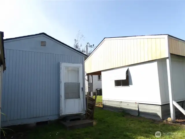12 x 16 cabin south end of property.