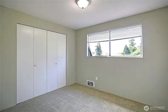 Unit 1 2nd bedroom.