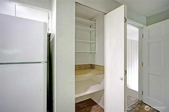 Unit 1 entry and pantry.