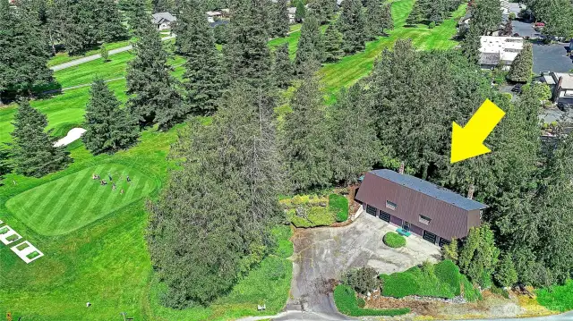 Located right on the golf course.