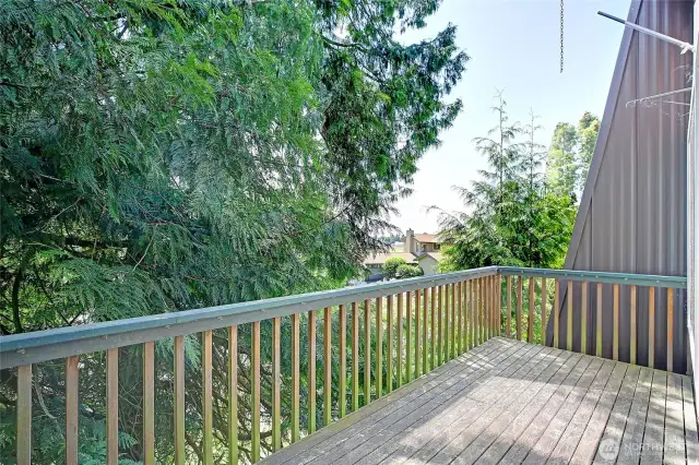 Unit 2 deck with valley views.