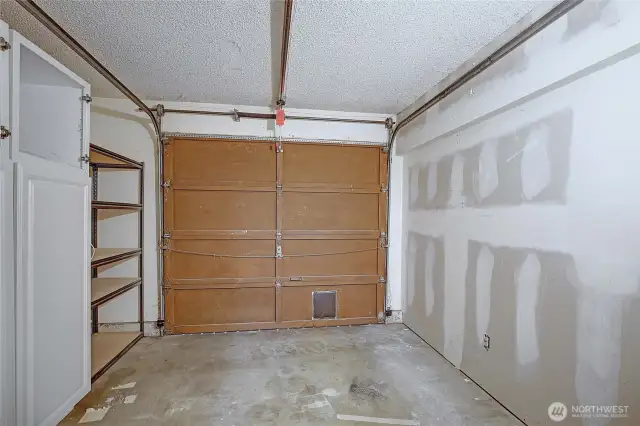 Unit 2 golf cart garage.