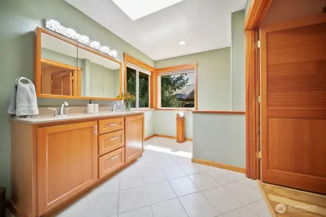 Primary attached bath.
