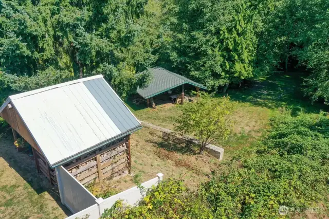 Outbuildings.