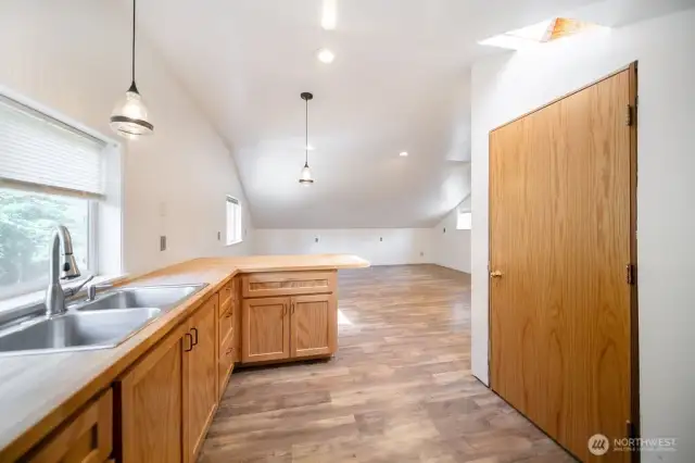 Studio kitchen.