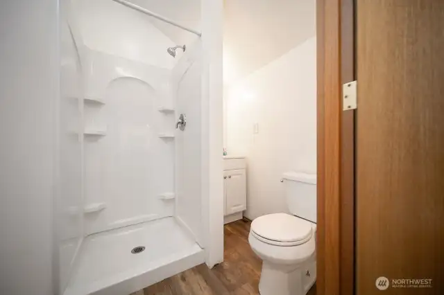 Studio 3/4 bath.