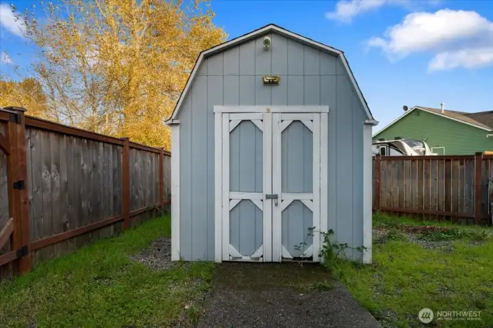 2 sheds for all your garden tools