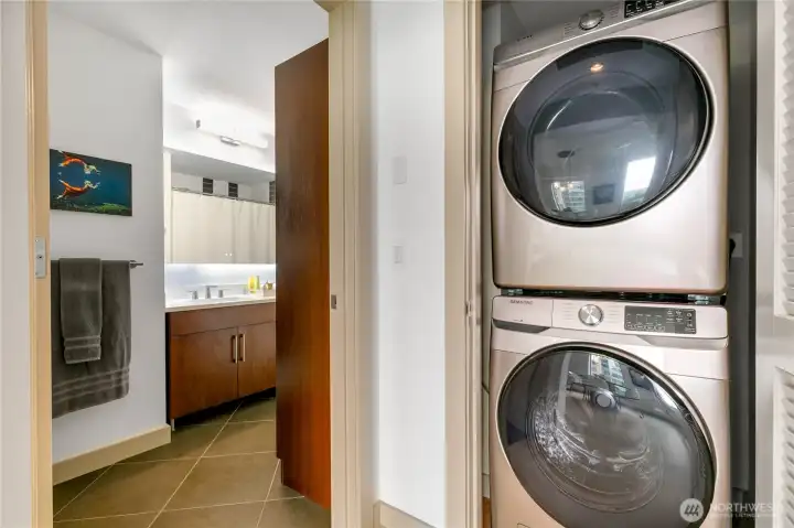 New washer and dryer.