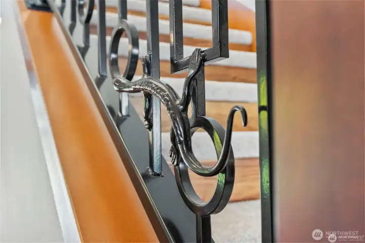 Beautifully detailed stairway