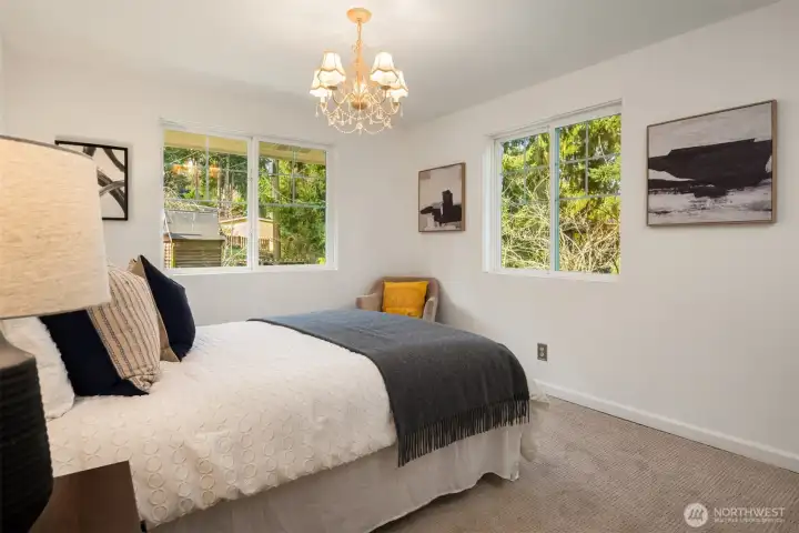 Bedroom 2 on the main floor.