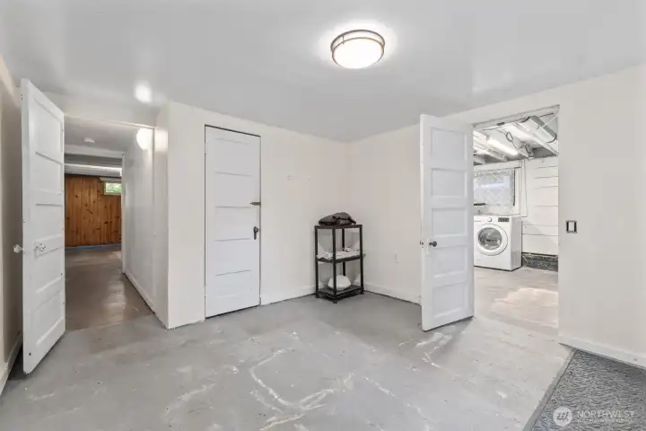 Bonus basement living area