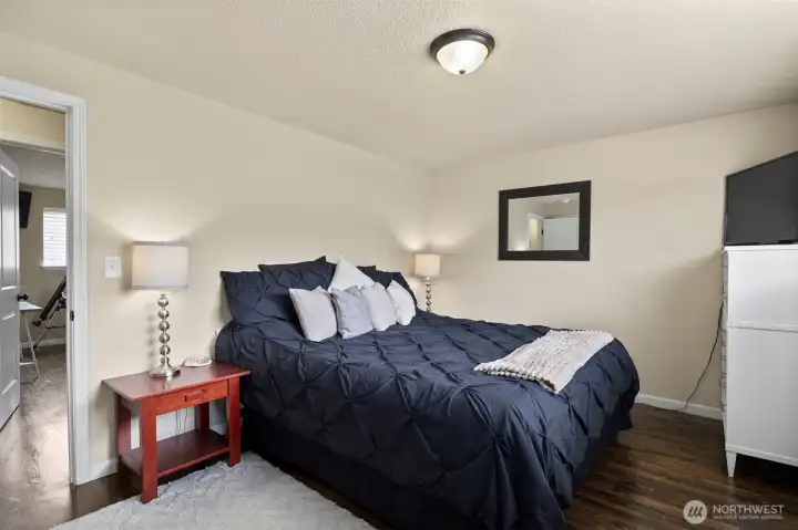 Another view of the primary bedroom which also has access to the full bath