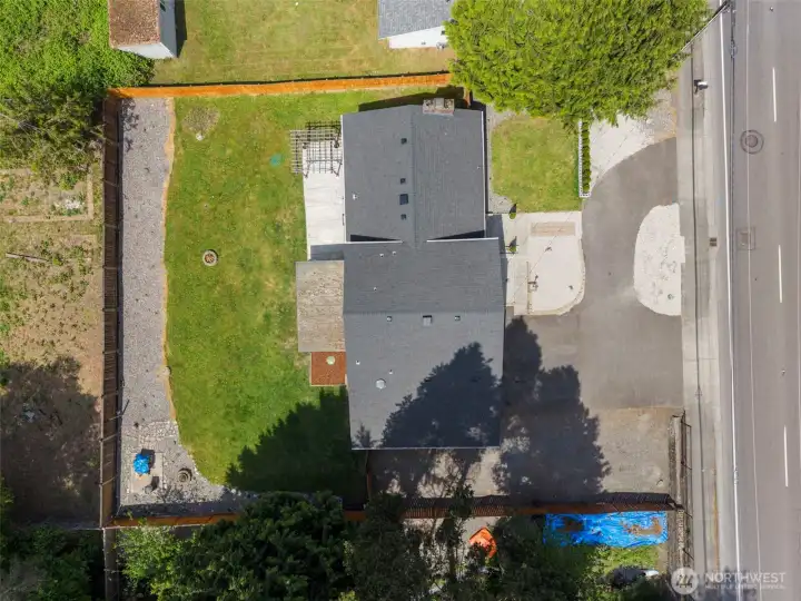 The aerial view shows the scale of all the great indoor and outdoor spaces