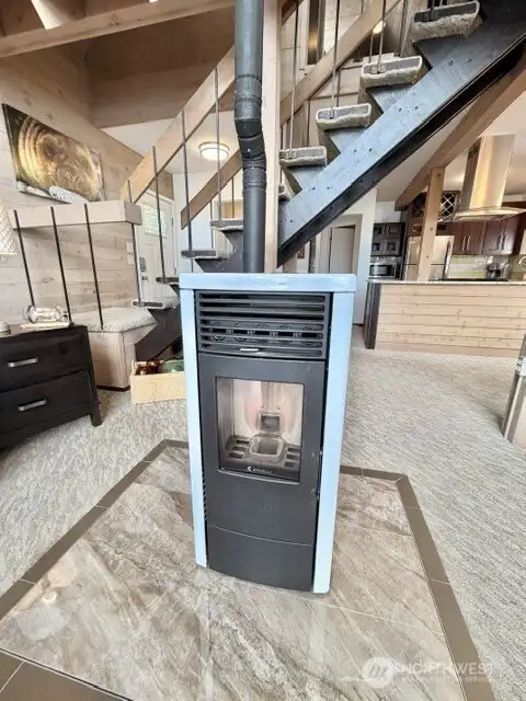 Pellet stove that will heat the entire home.