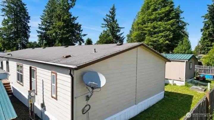 Back of home