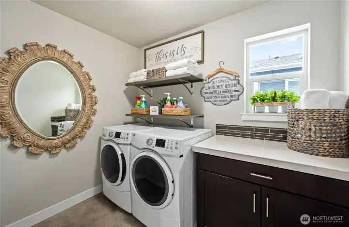 Upstairs Laundry Room Upstairs Laundry Room