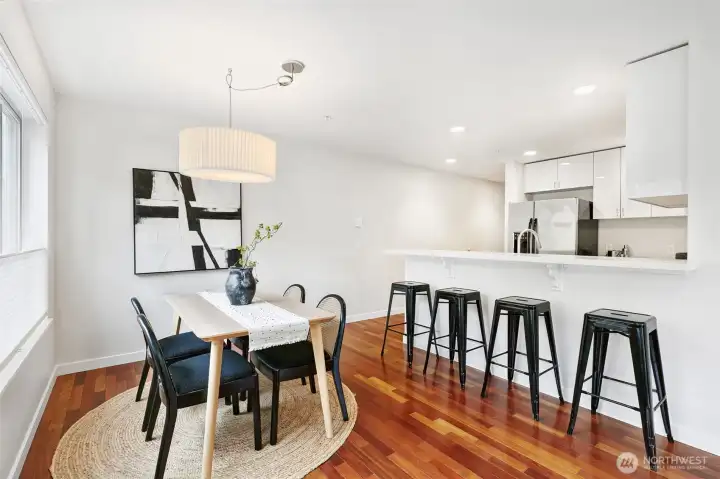Host your whole friend group with ease thanks to the efficiently laid-out living areas.