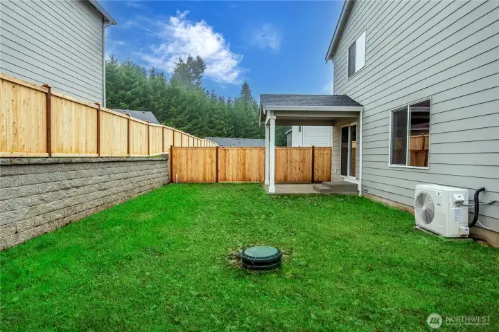Disclaimer: Photos have been edited to show backyard landscaping