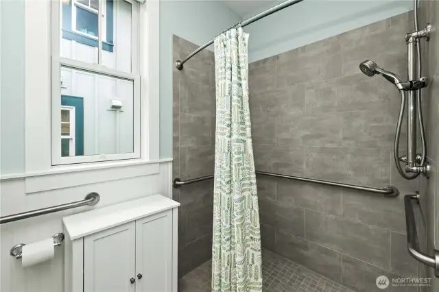 Roll-in Shower