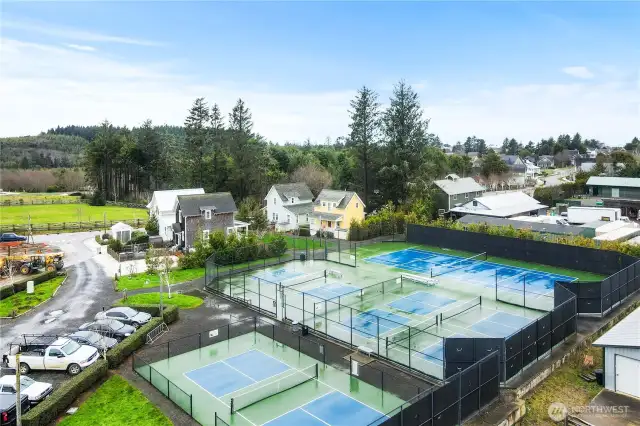 Several Tennis, Pickle Ball, and Basketball Courts