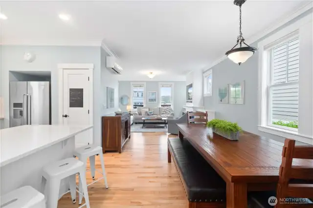 Adjacent Dining & Kitchen