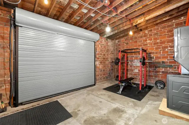 Newly designed doorway to garage and laundry room
