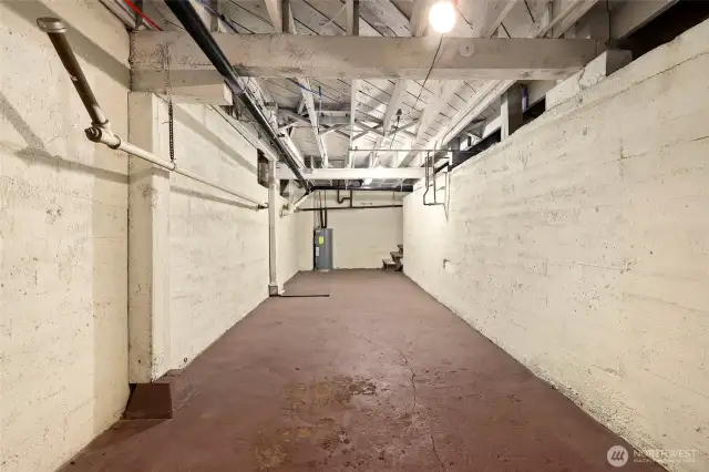 Basement with Water Heater