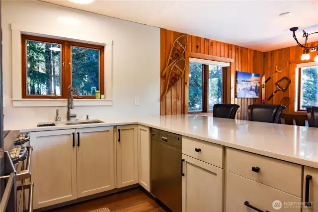 Newly remodeled kitchen