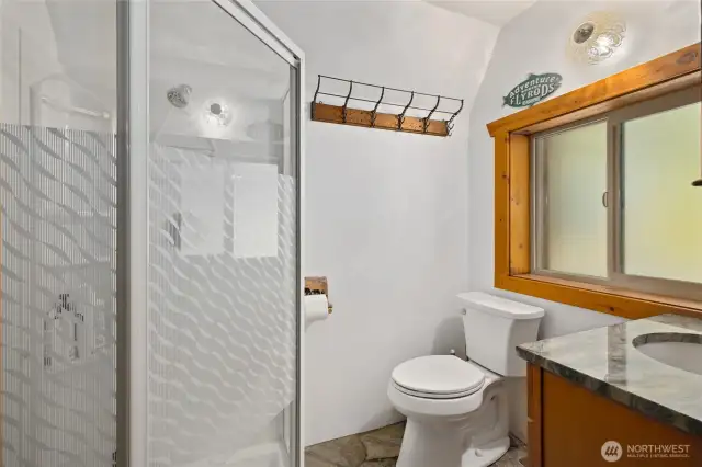 Nice bathroom on the main floor.