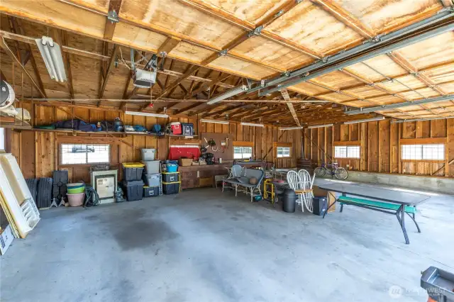 Great storage and shop options here!