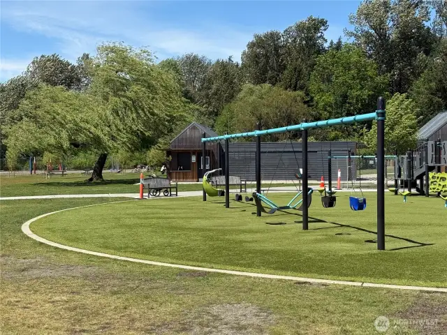 Playground, covered gathering spaces, new bathrooms and more.