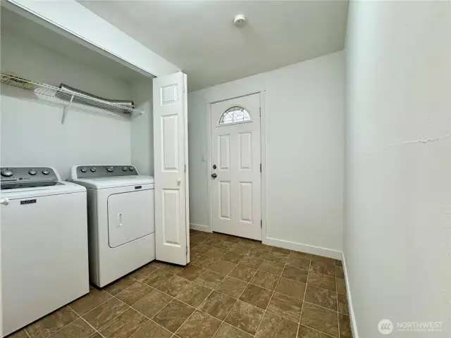 Washer and dryer and side door