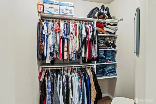 Walk-in, main suite closet.