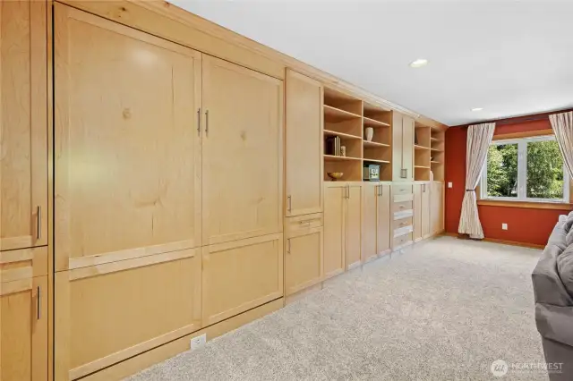 Custom Built ins in the Bonus room
