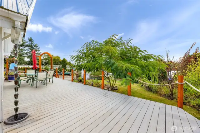 huge deck