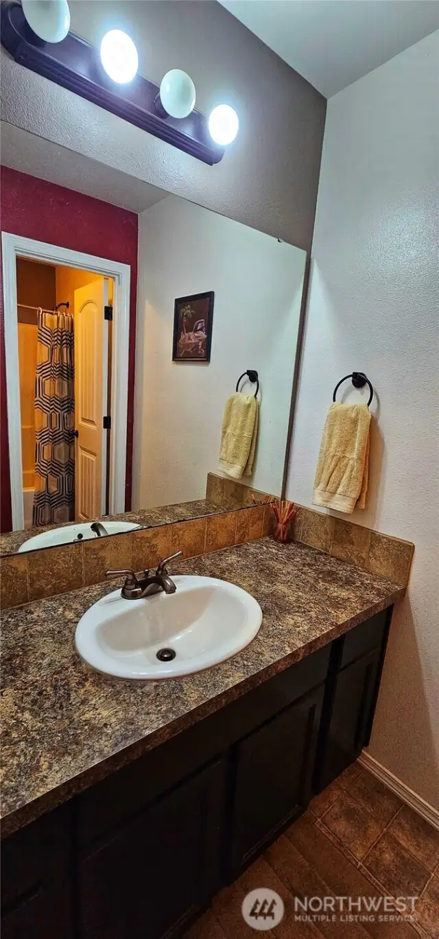Main Bathroom with private shower room for privacy