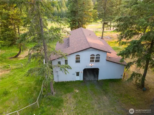 Aerial Photo of Barn